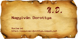Nagyiván Dorottya névjegykártya